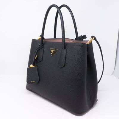 Black Double Medium Bag
