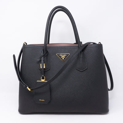 Black Double Medium Bag