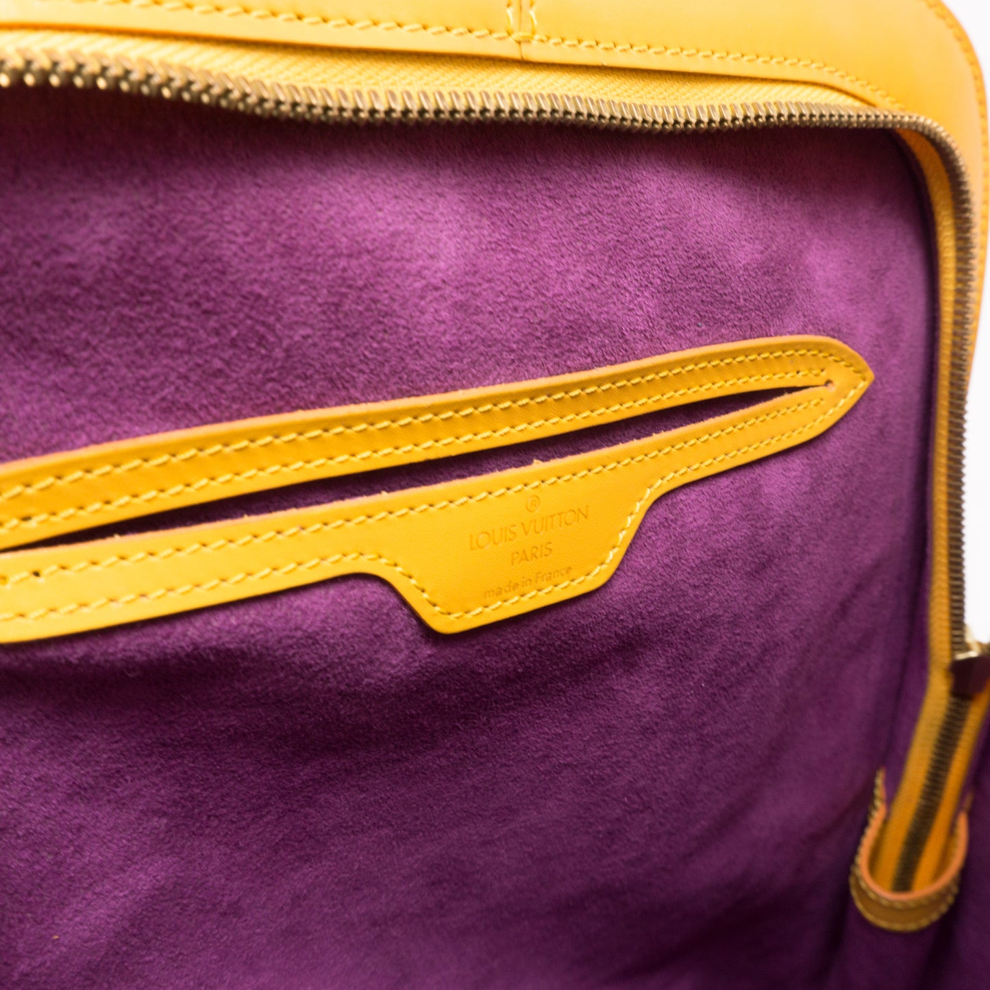 Gobelines Backpack Yellow Epi Leather