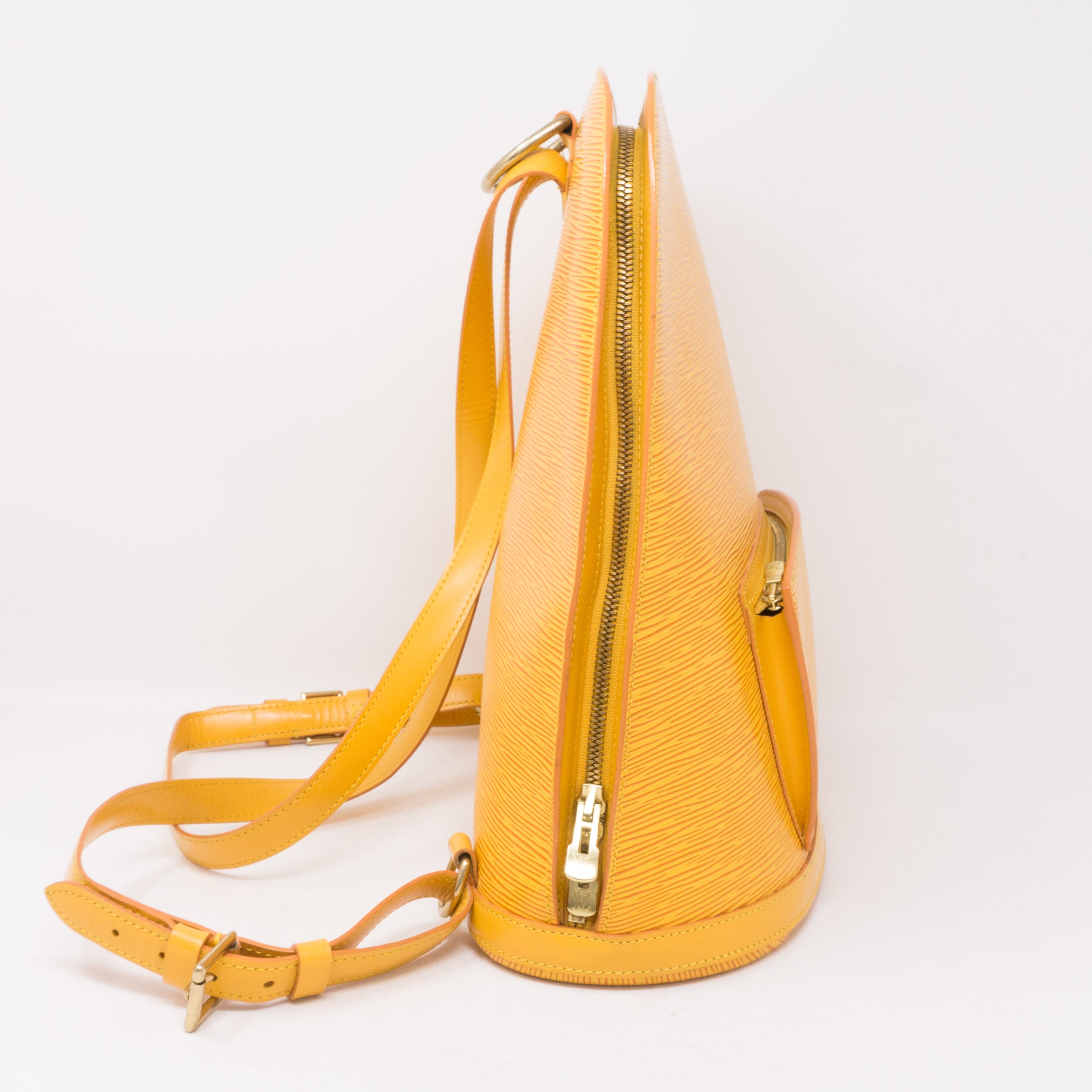 Gobelines Backpack Yellow Epi Leather