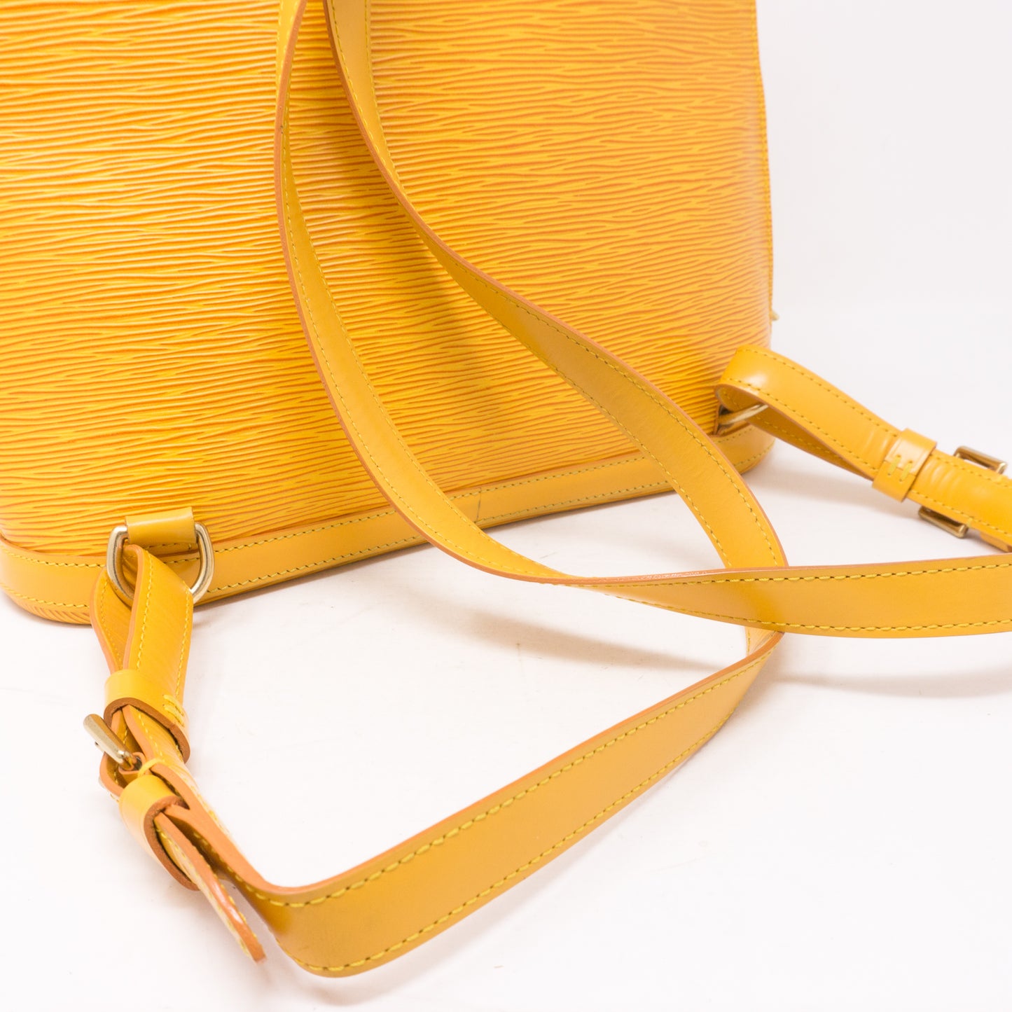 Gobelines Backpack Yellow Epi Leather