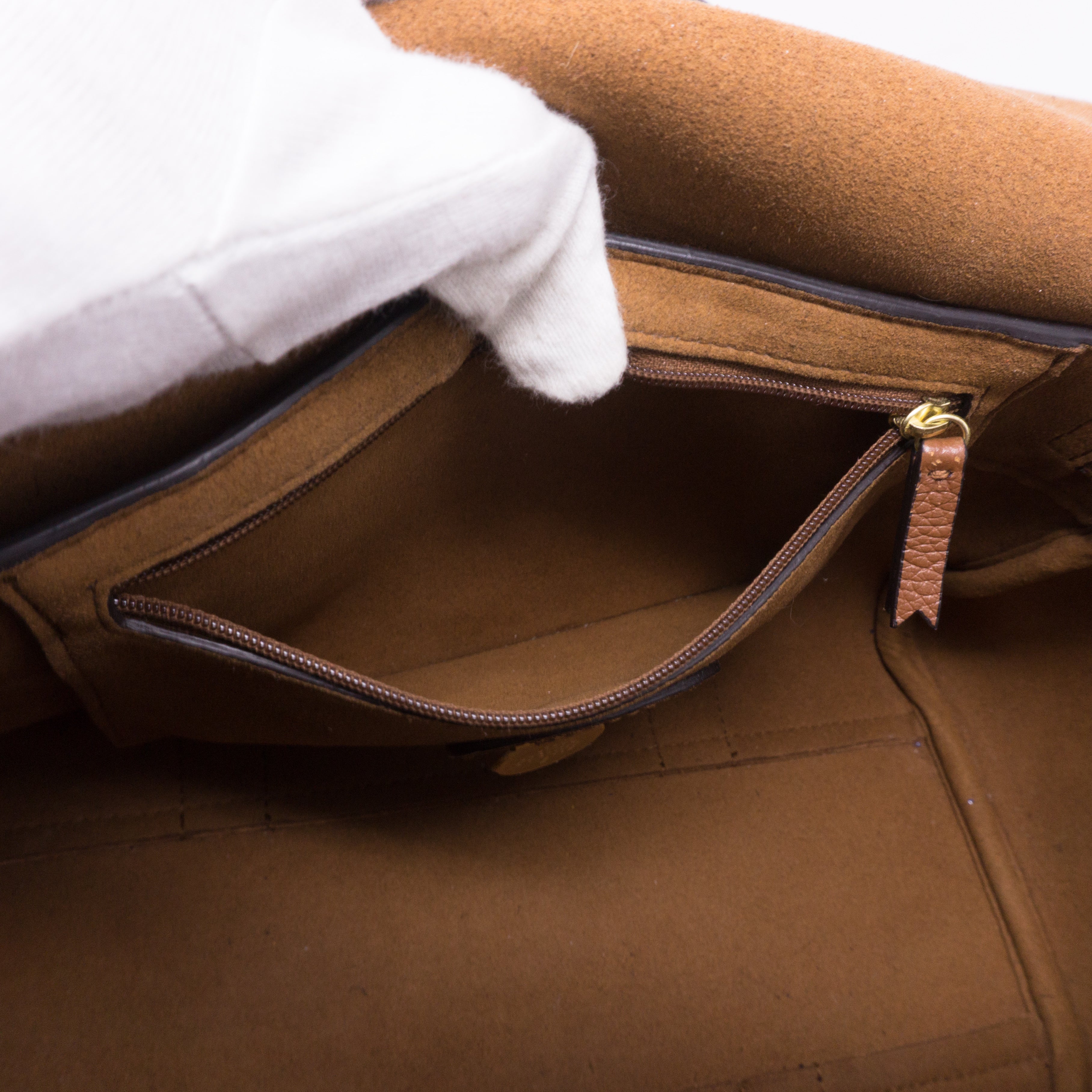 Small Bayswater Satchel Brown Leather