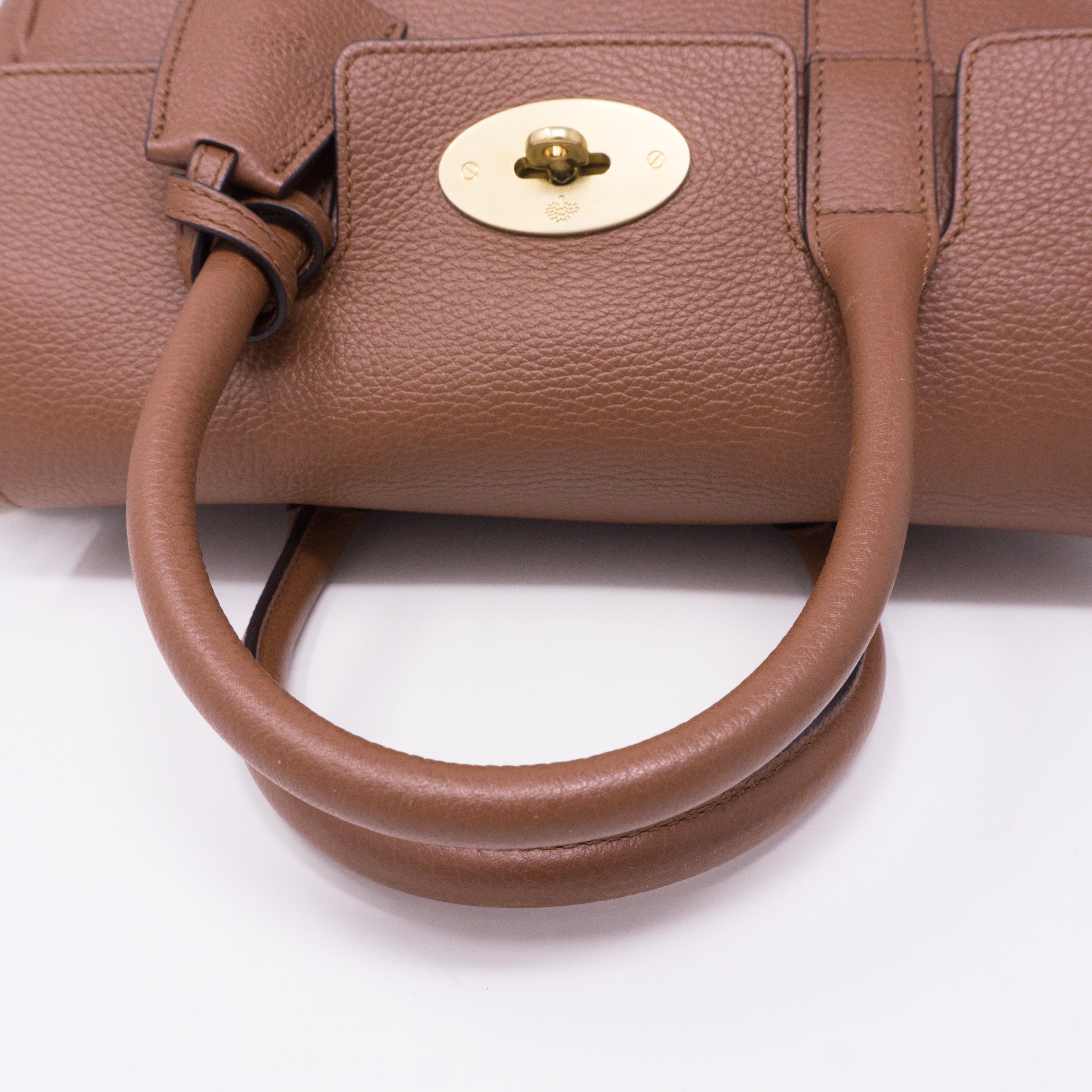 Small Bayswater Satchel Brown Leather