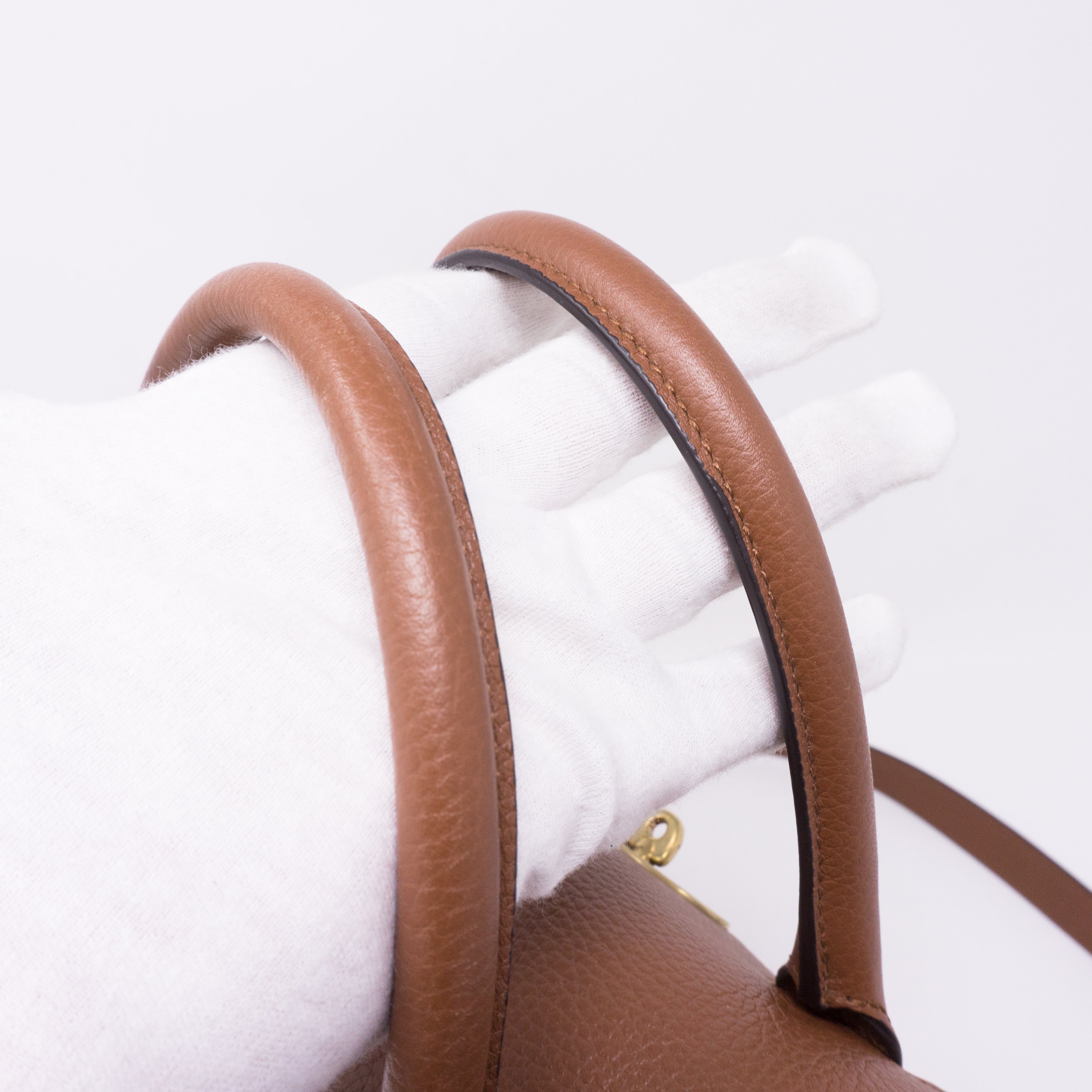 Small Bayswater Satchel Brown Leather