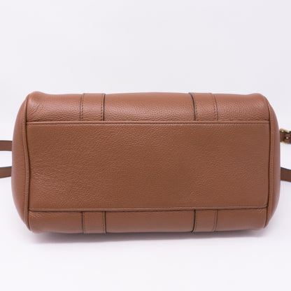 Small Bayswater Satchel Brown Leather