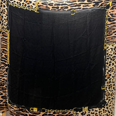 Monogram Shawl Leogram Black