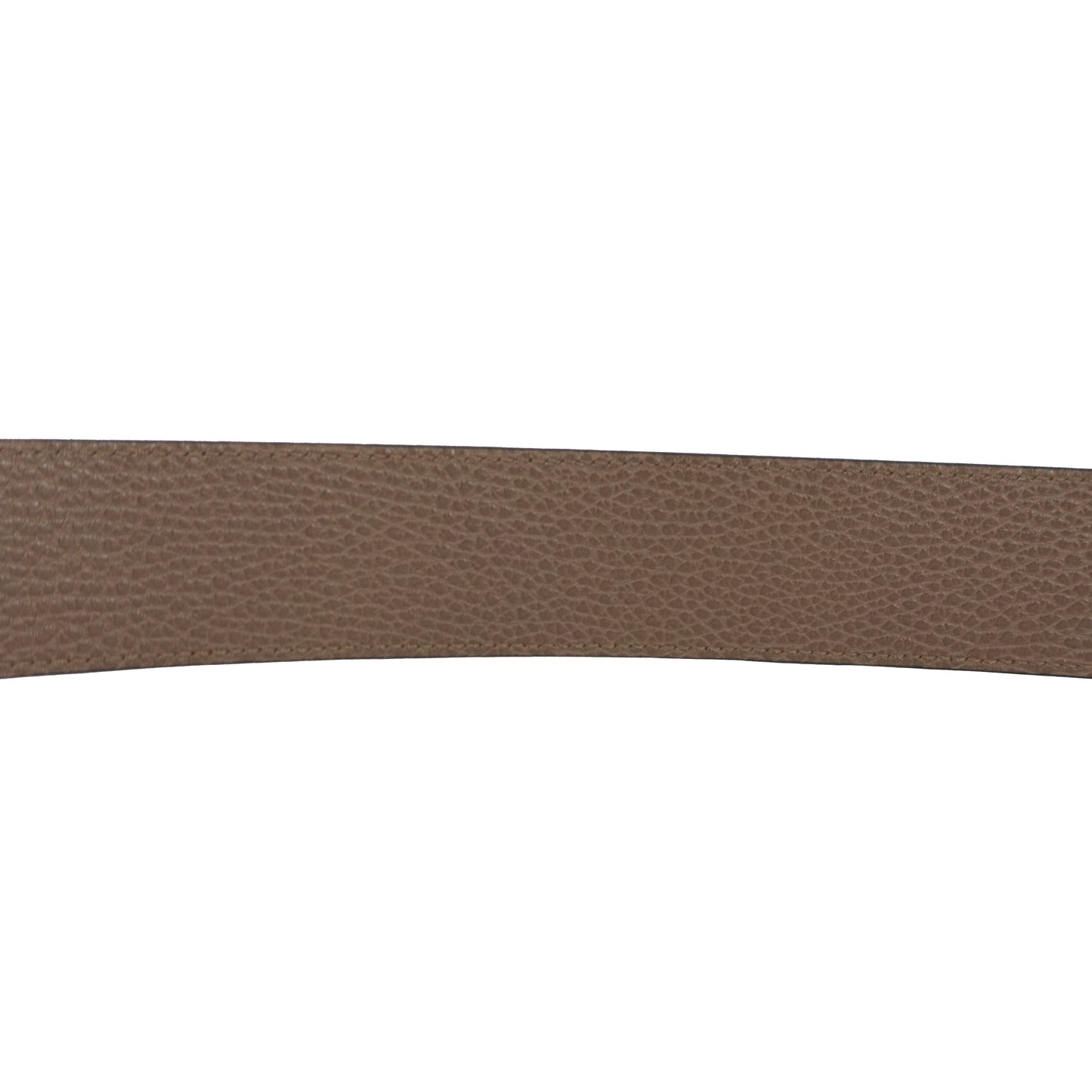 Double G Buckle Reversible Leather Belt 85 cm