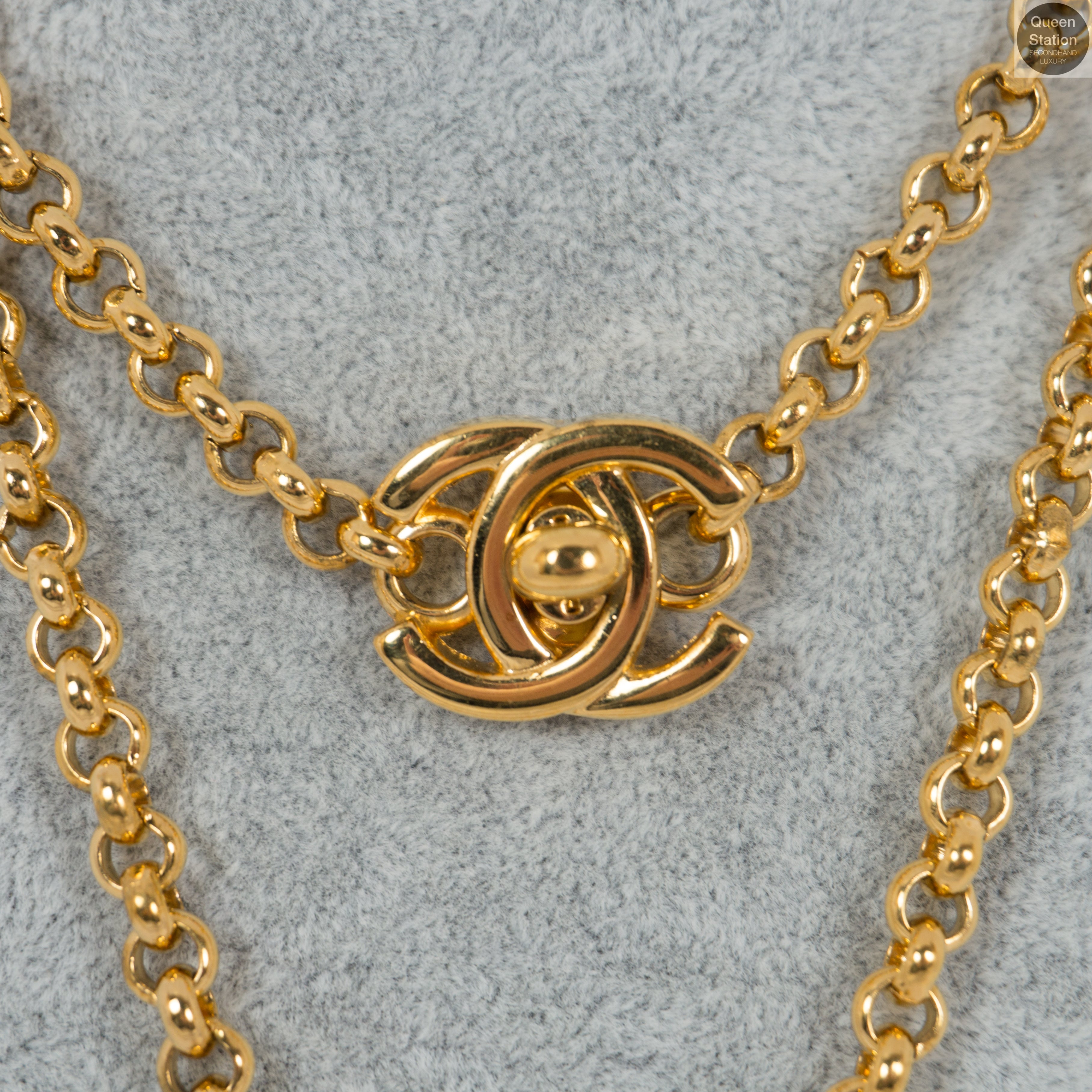 Long CC Ring Necklace