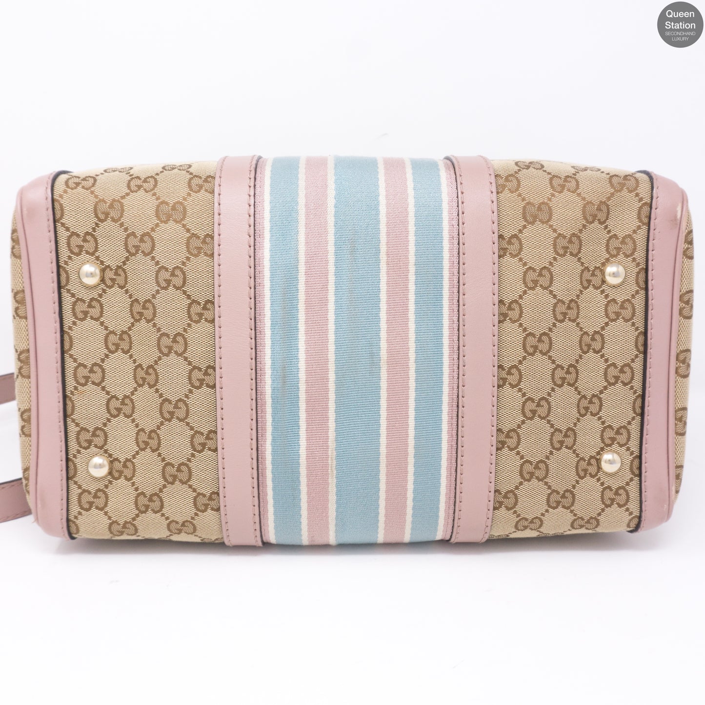 Boston Bag Shoulder Strap Pink Monogram