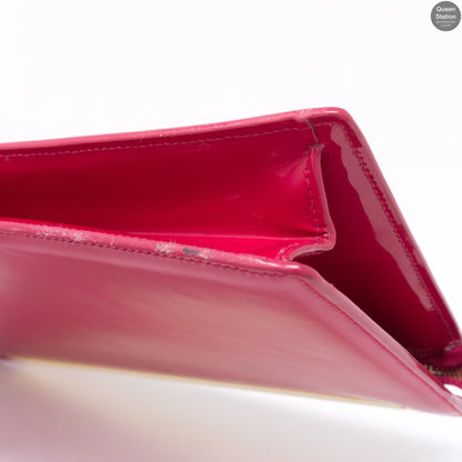 Lutetia Clutch Patent Leather Pink