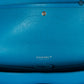 Classic Double Flap Jumbo Turquoise Patent Leather
