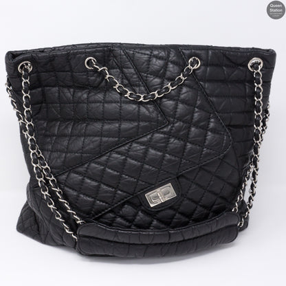 Jumbo XL 10A Quilted Leather Tote Bag