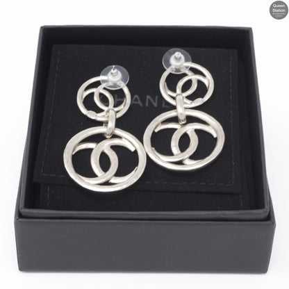 Double CC Hoop Earrings