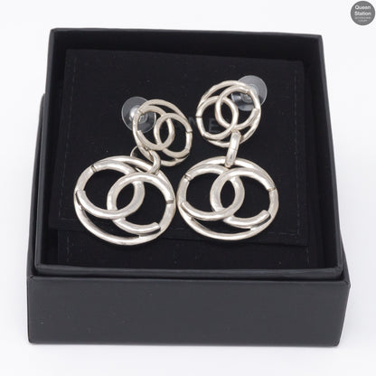 Double CC Hoop Earrings