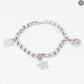 Trademark Sterling Silver 3-Charm Bracelet