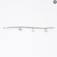 Trademark Sterling Silver 3-Charm Bracelet