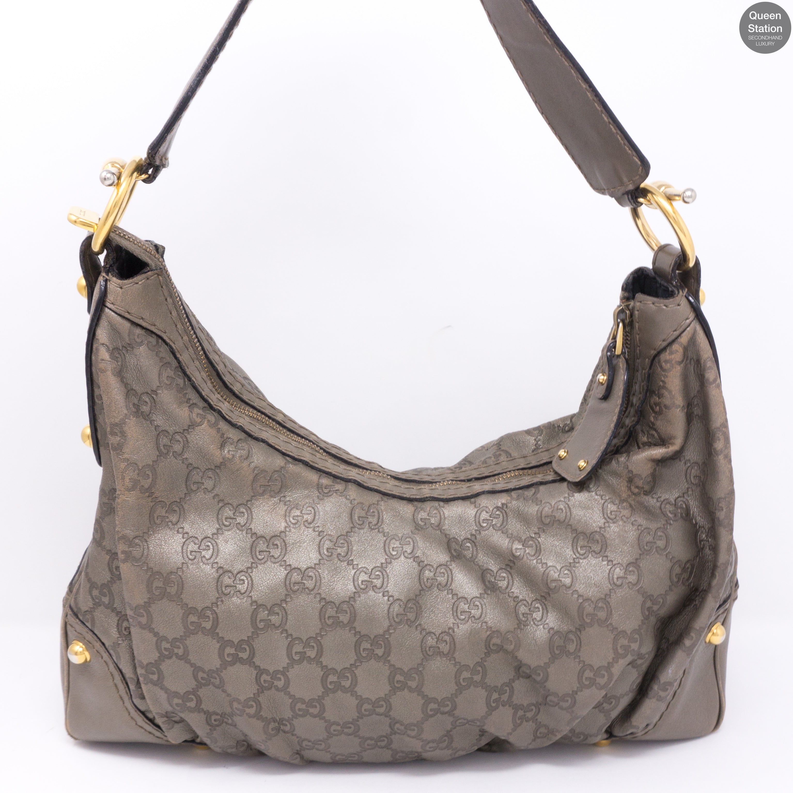 Gucci jockey hobo bag deals