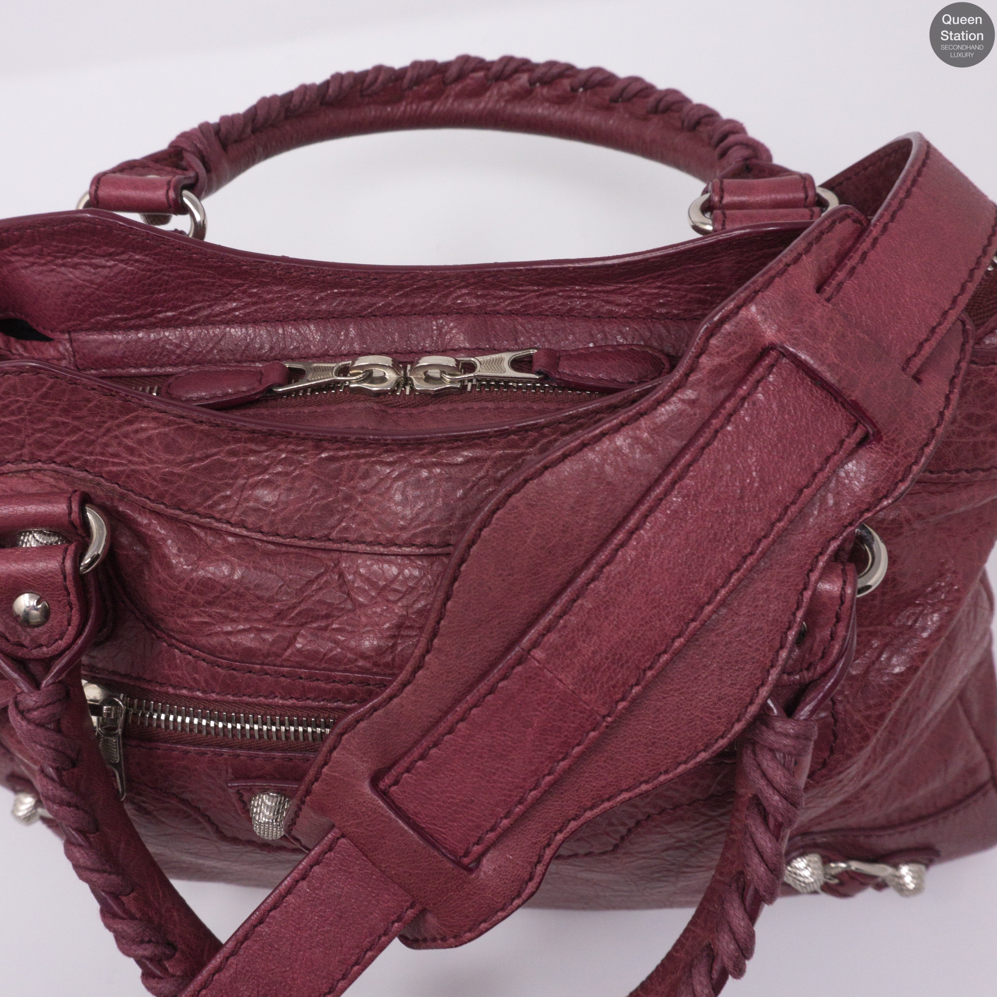 Town Burgundy Leather