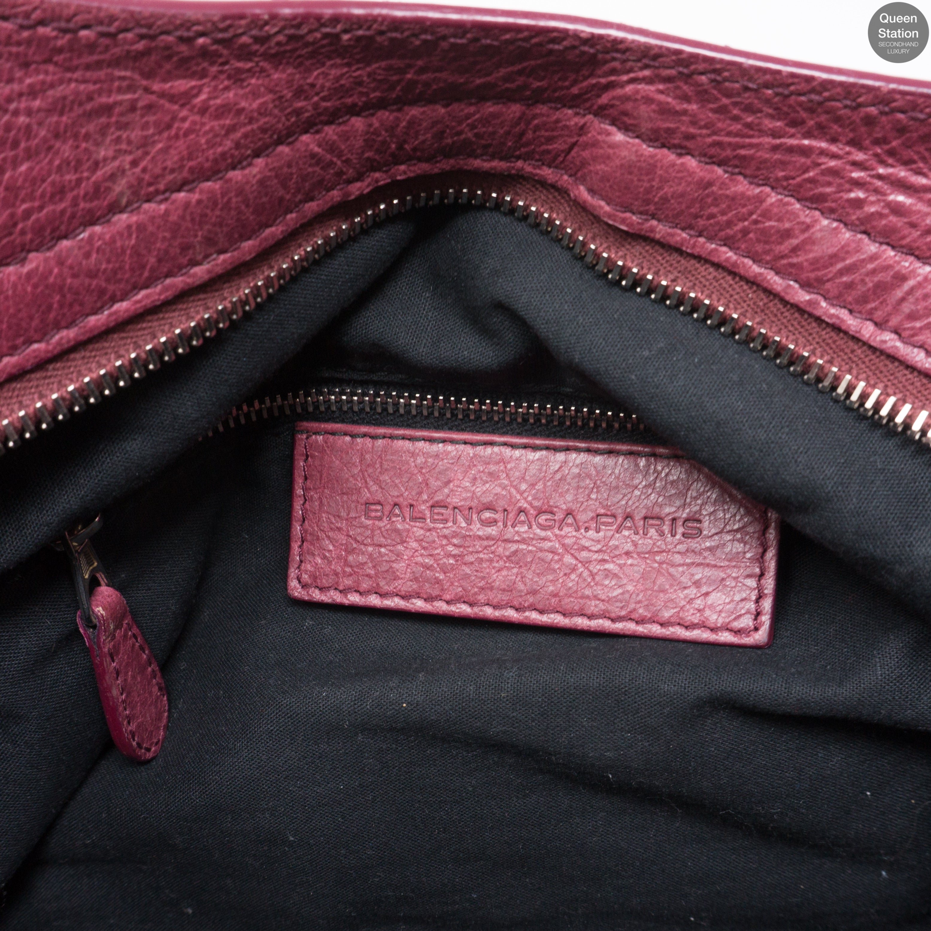 Town Burgundy Leather