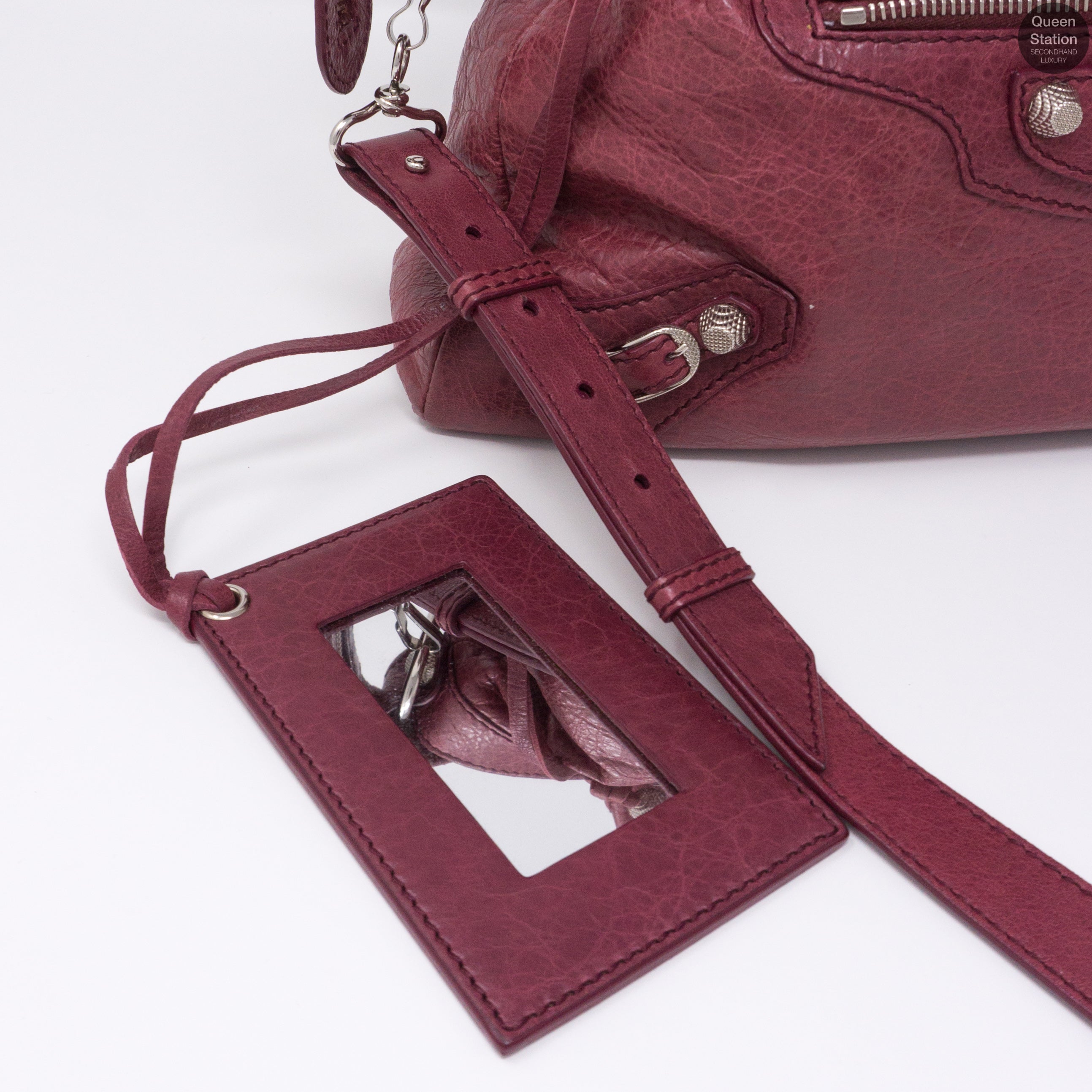 Town Burgundy Leather