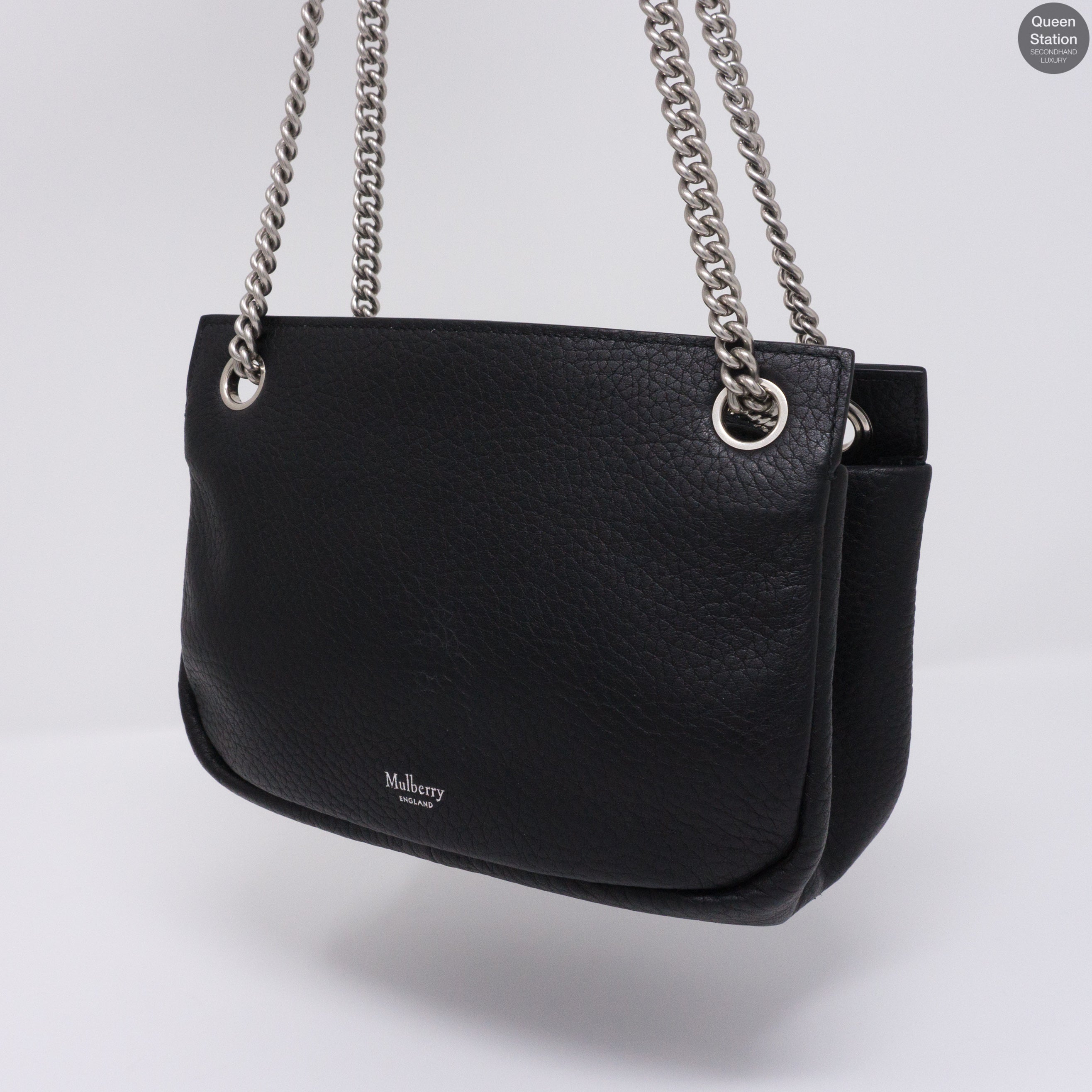 Mini Winsley Black Leather