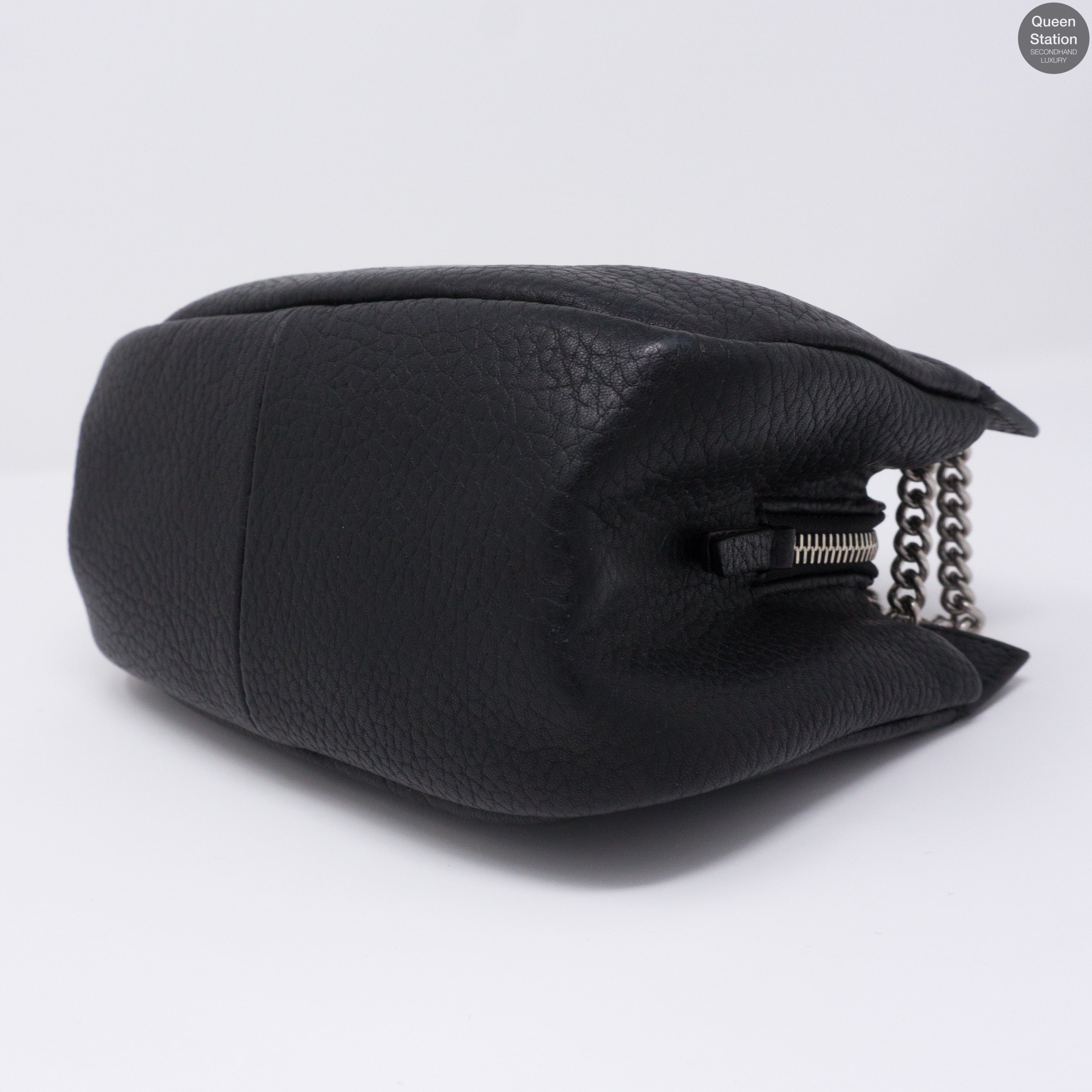 Mini Winsley Black Leather