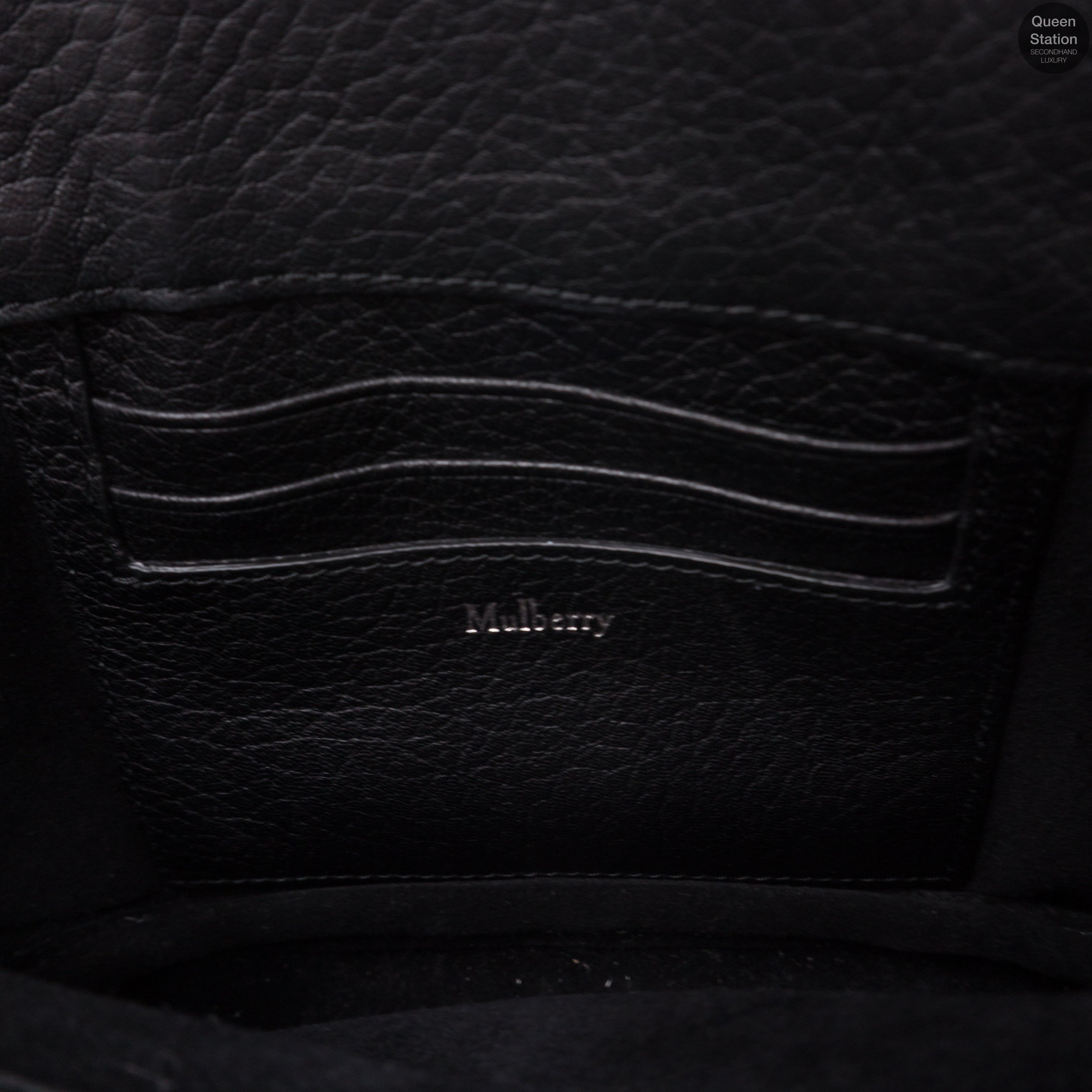 Mini Winsley Black Leather