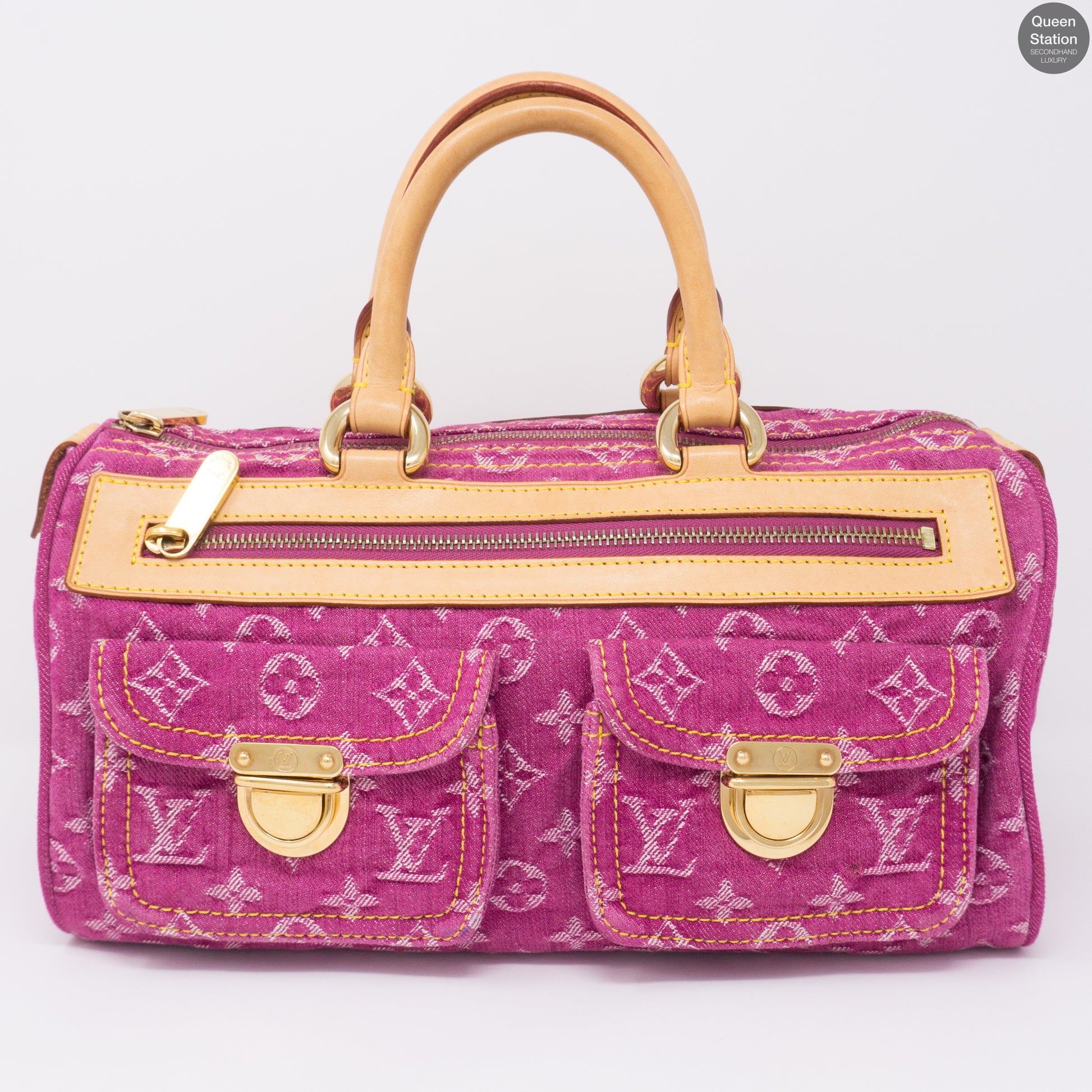 Louis Vuitton Neo Speedy Bag Denim Pink 2347603