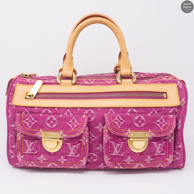 Neo Speedy Pink Denim Monogram