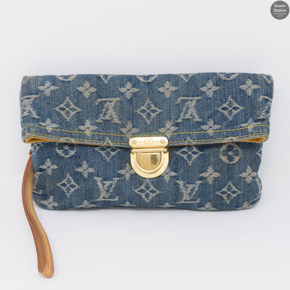 Amelia Denim Clutch