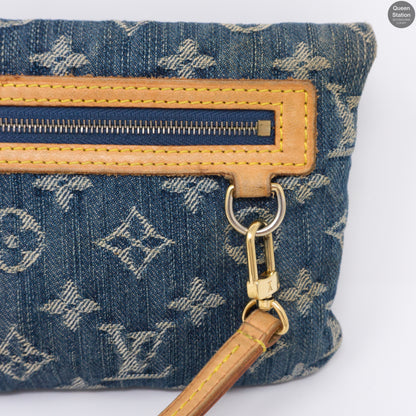 Amelia Denim Clutch