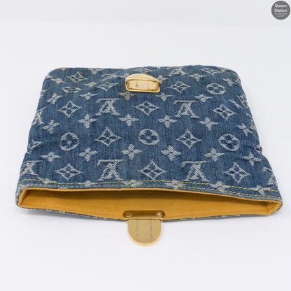 Amelia Denim Clutch