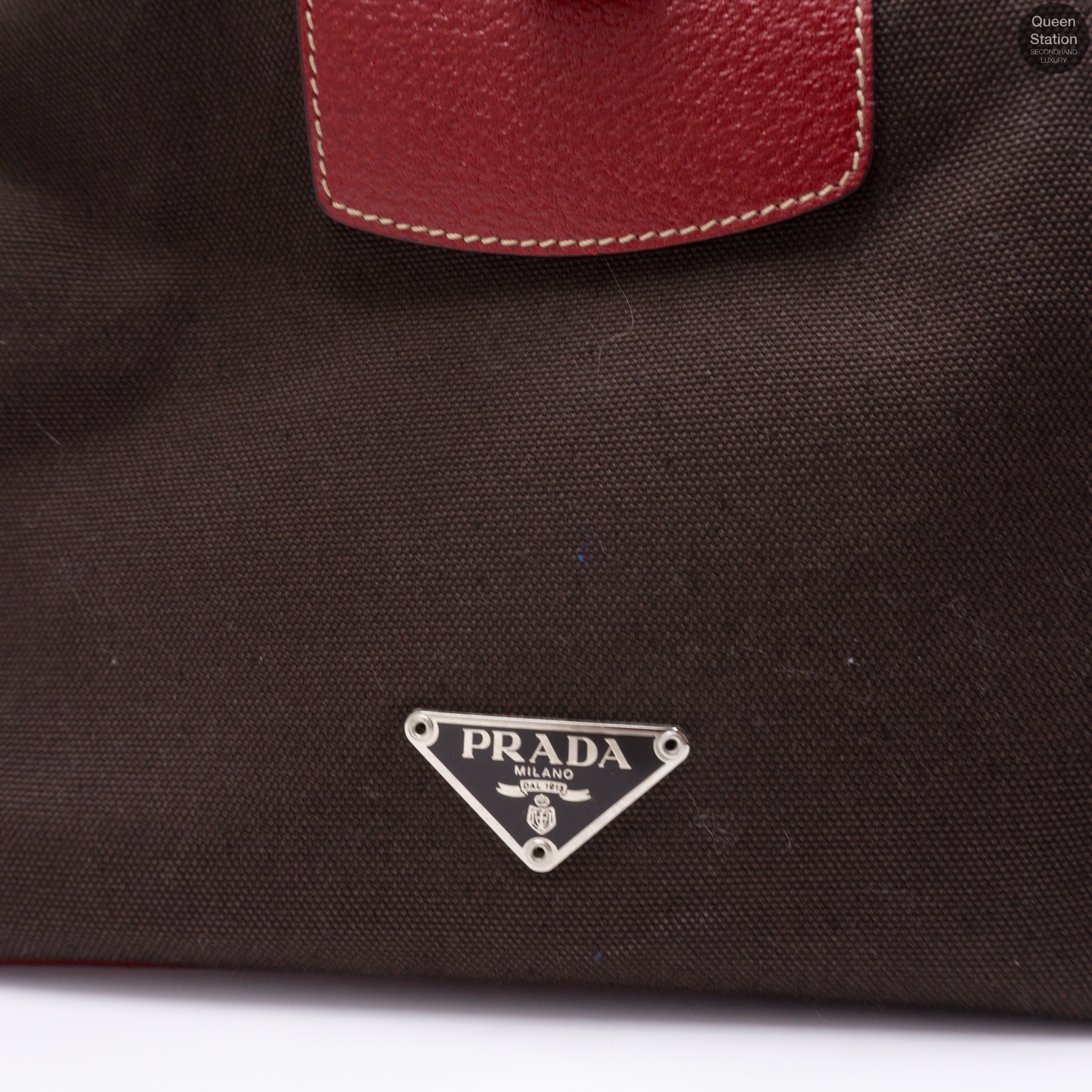Red Brown Weekender Duffle Bag