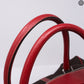 Red Brown Weekender Duffle Bag