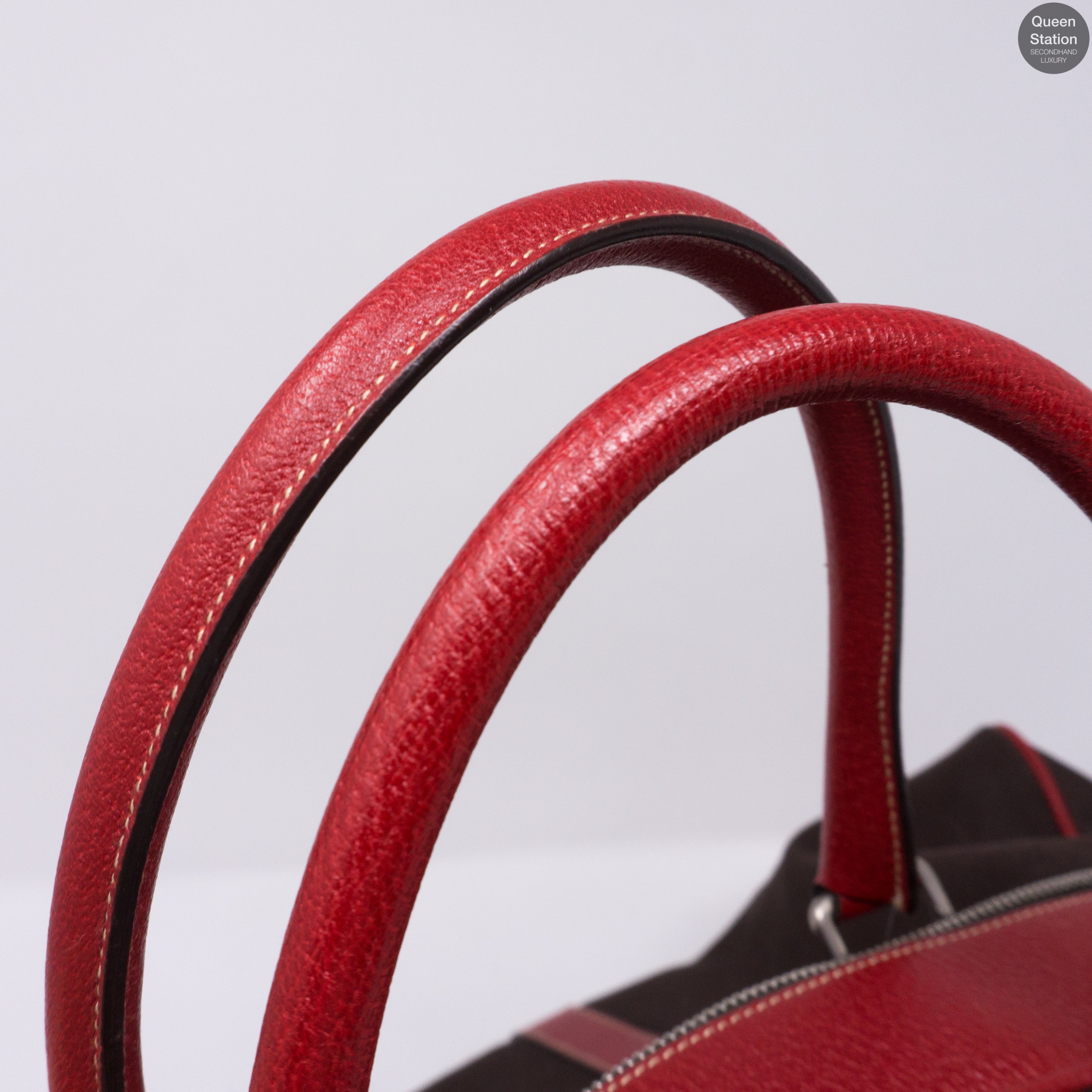 Red Brown Weekender Duffle Bag