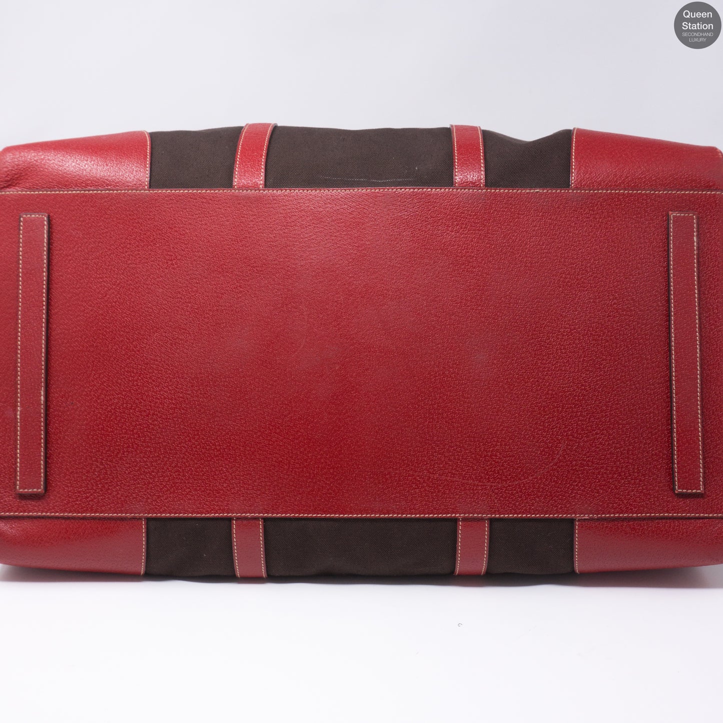 Red Brown Weekender Duffle Bag