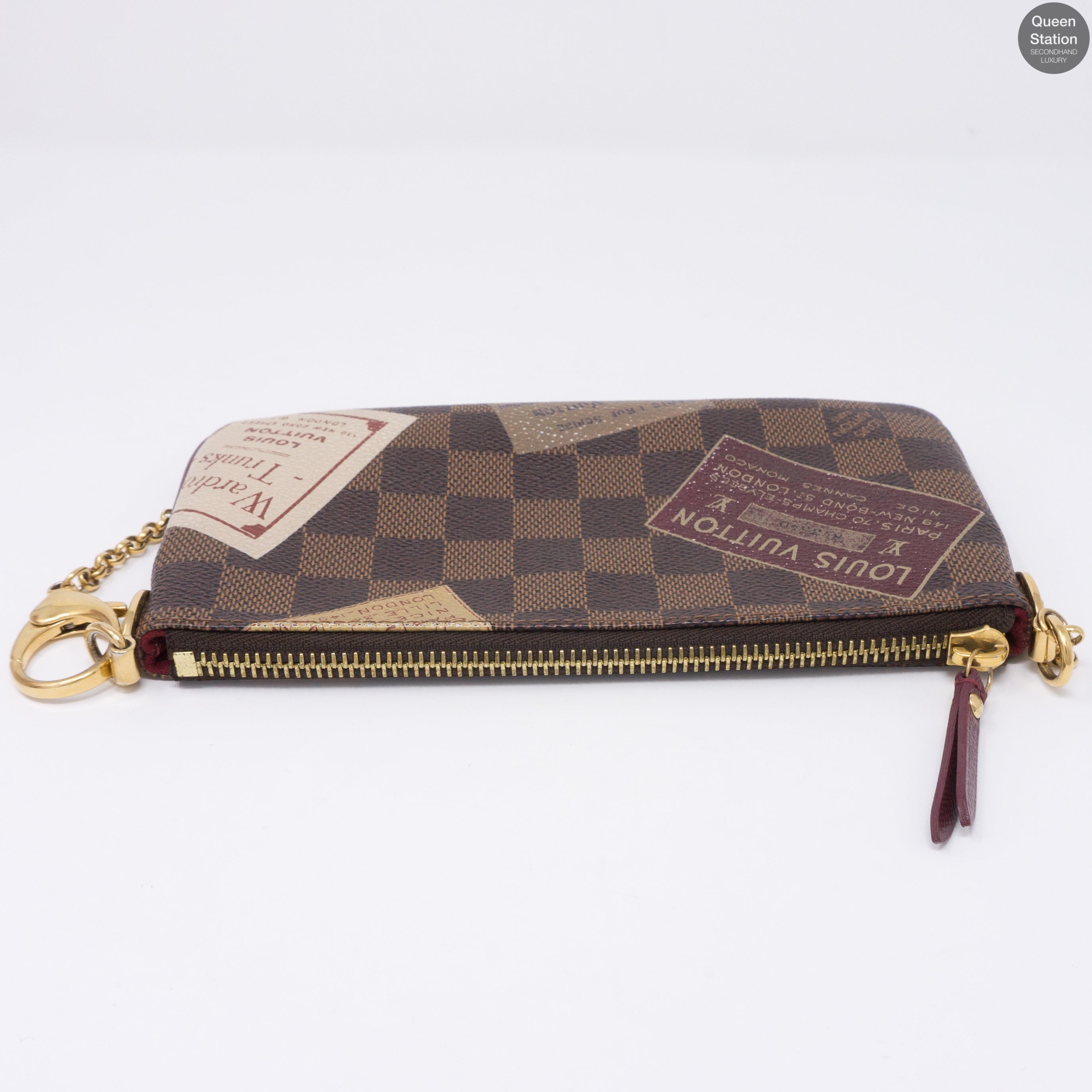 Milla Trunks Labels Pochette MM Damier Ebene
