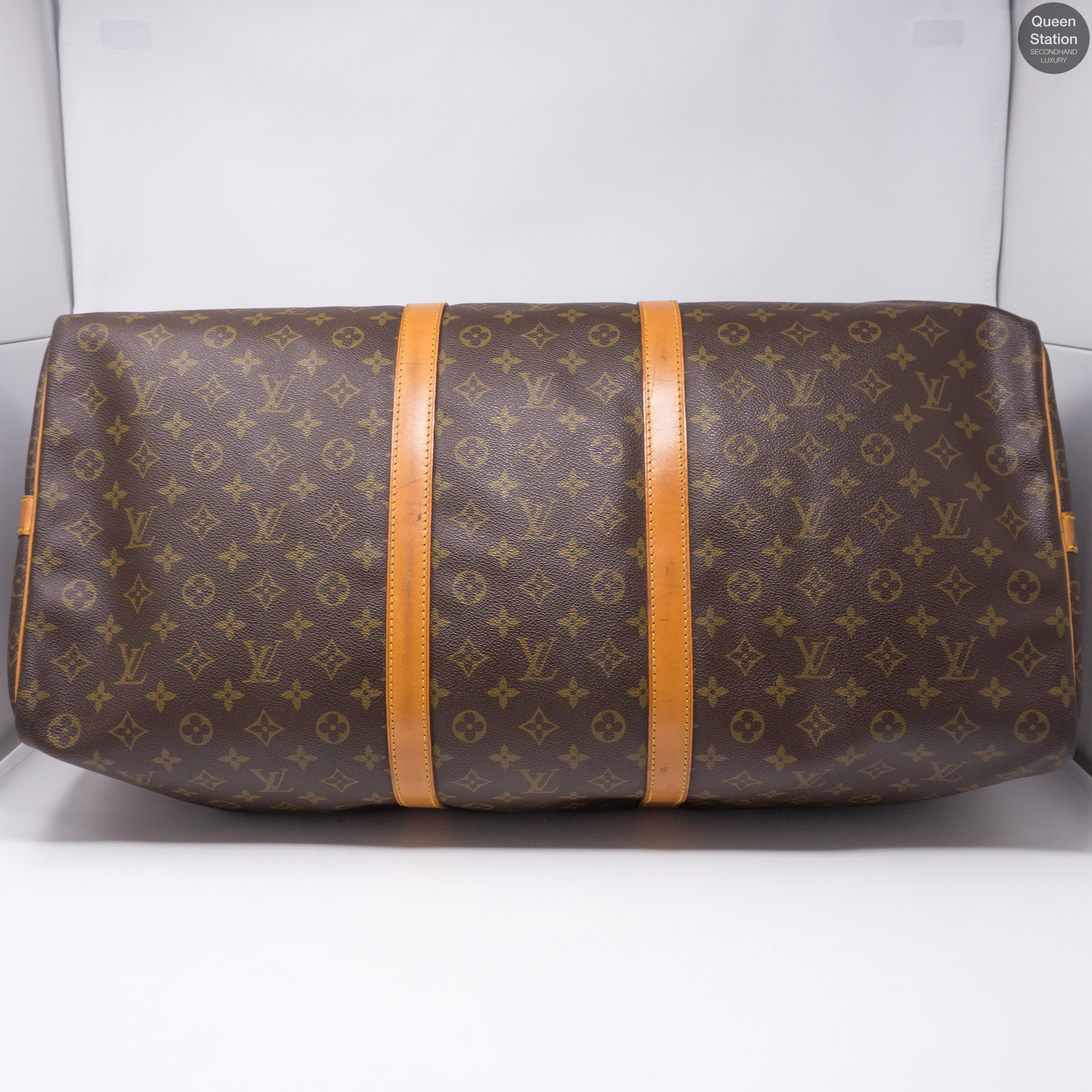 Louis Vuitton Keepall 60 Bandouliere Monogram Queen Station