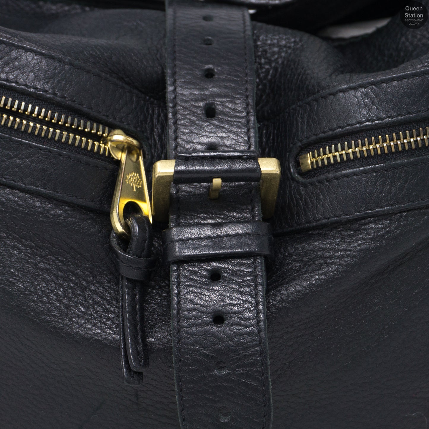 Mabel Hobo Shoulderbag Black Leather