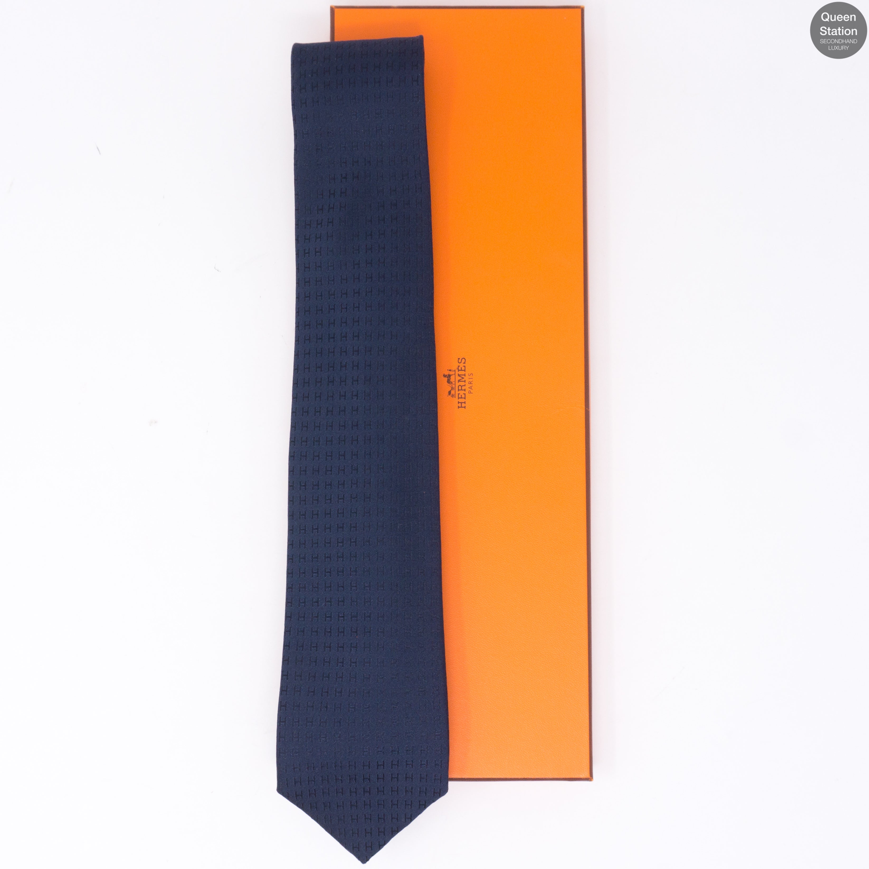 Faconnee H Tie Blue