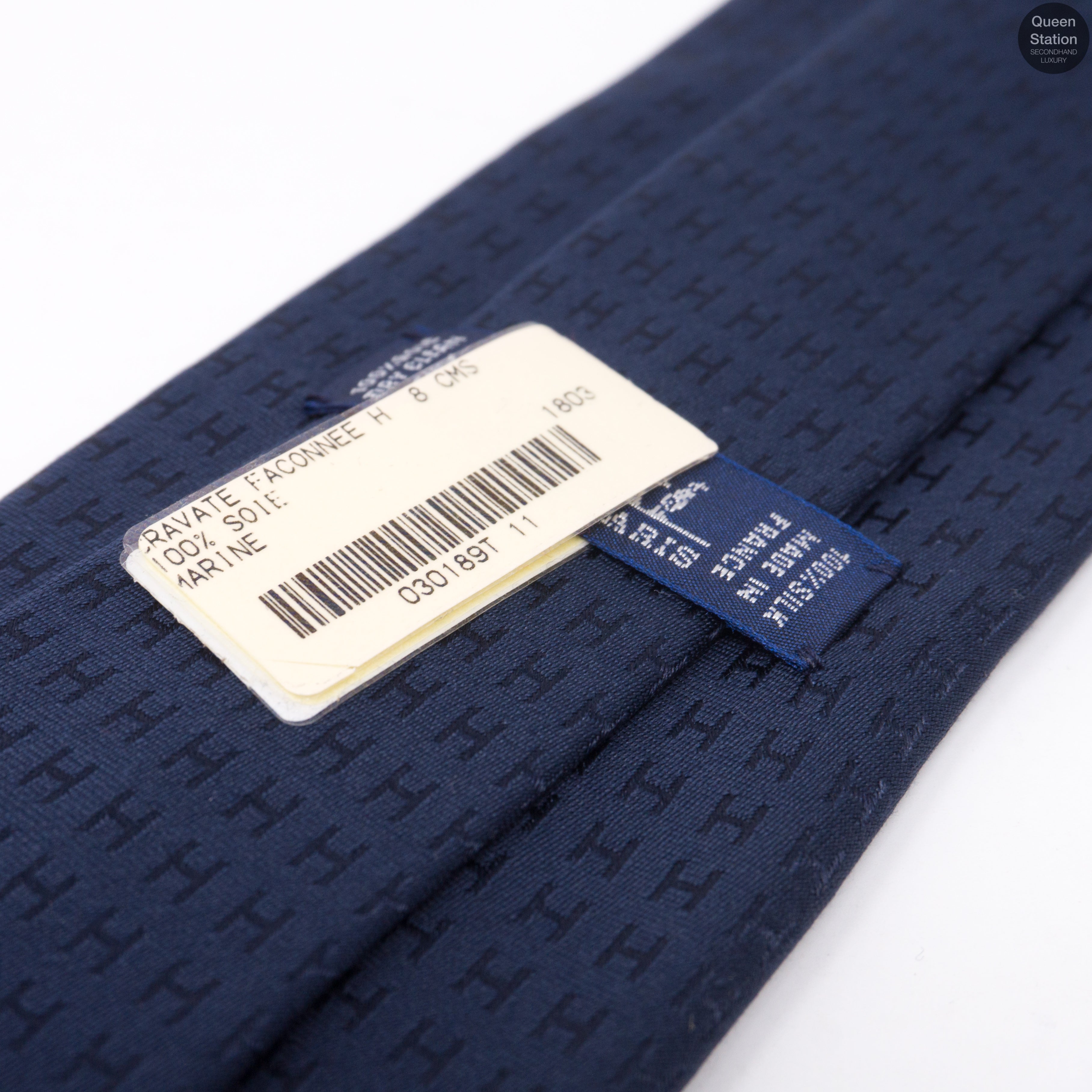 Faconnee H Tie Blue