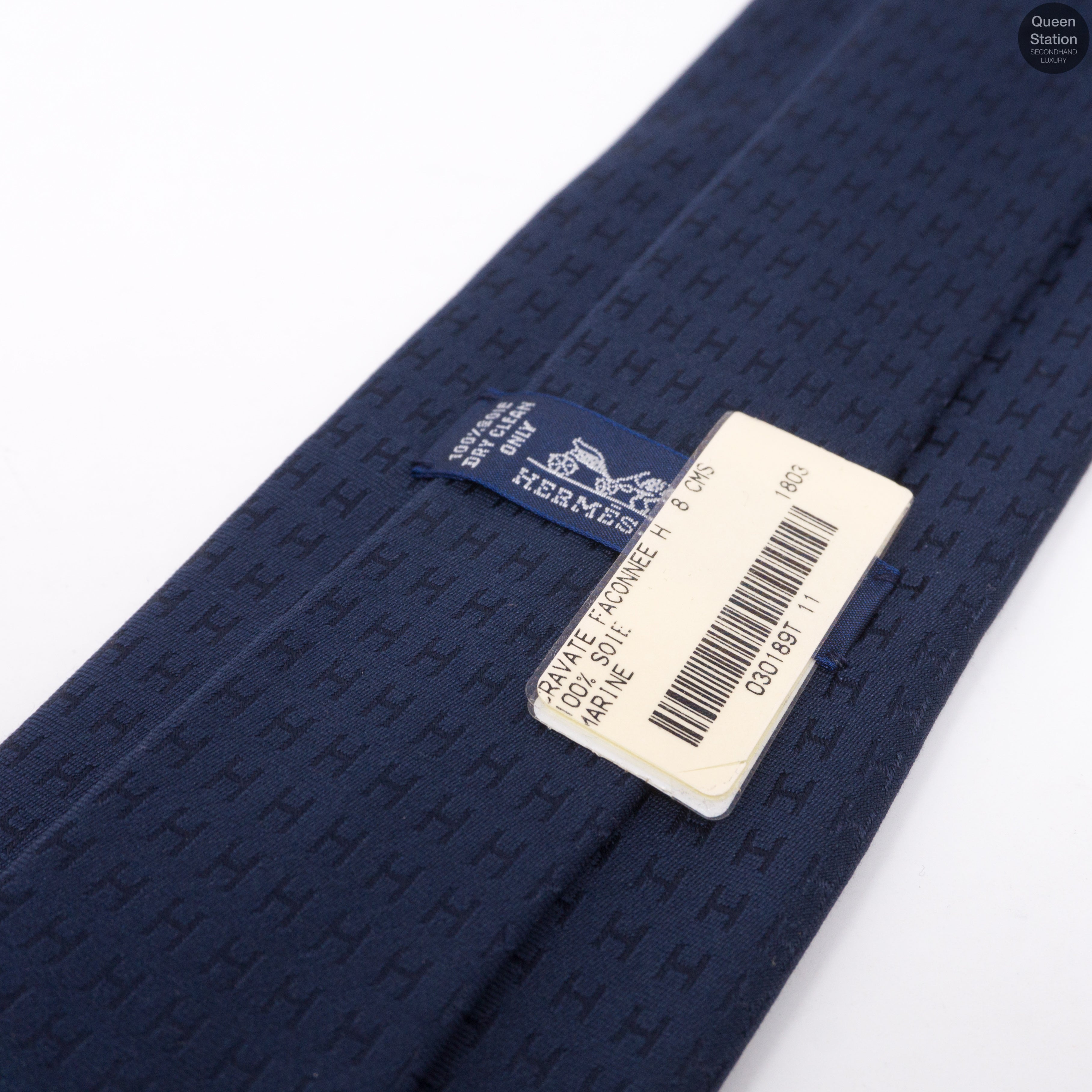Faconnee H Tie Blue