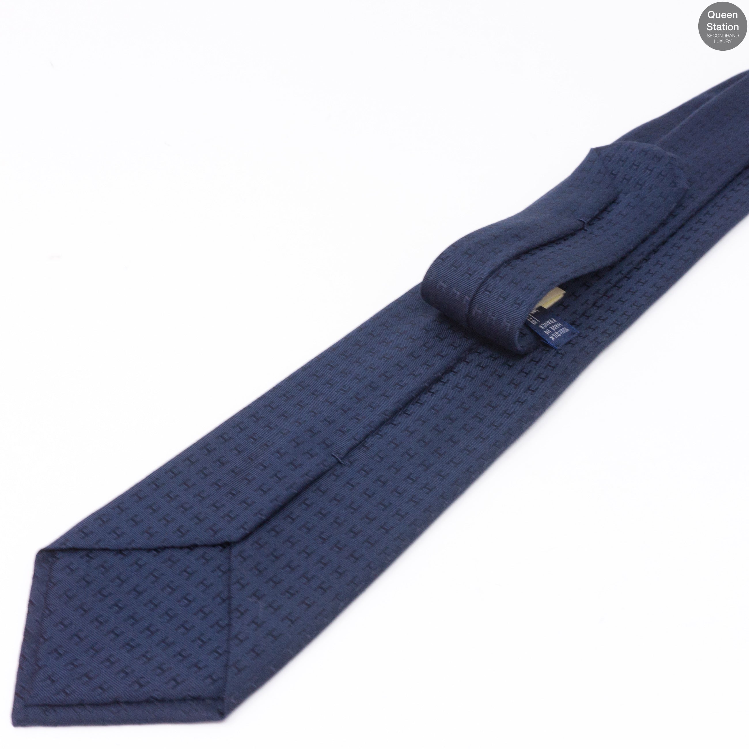 Faconnee H Tie Blue