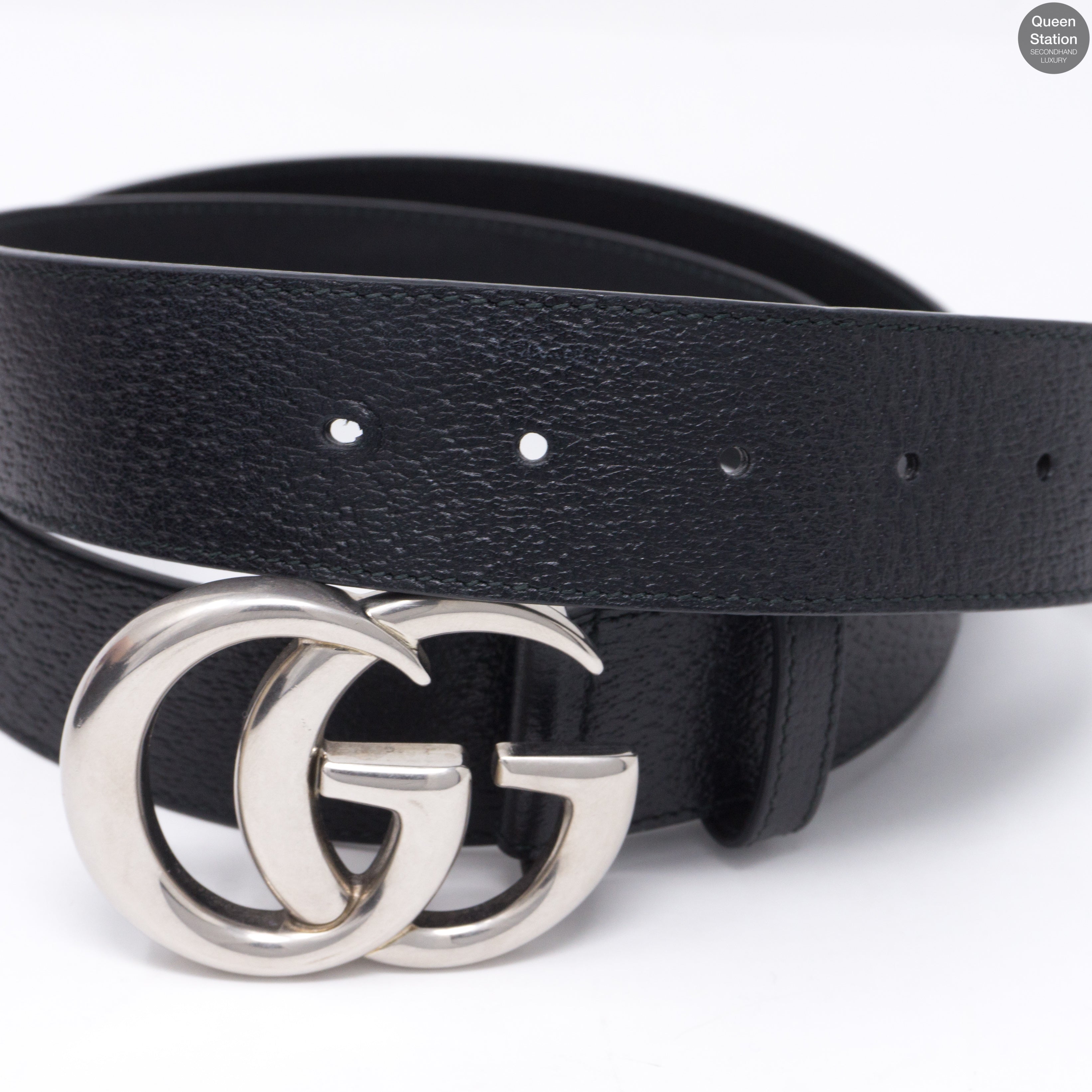 Double g silver shop gucci belt