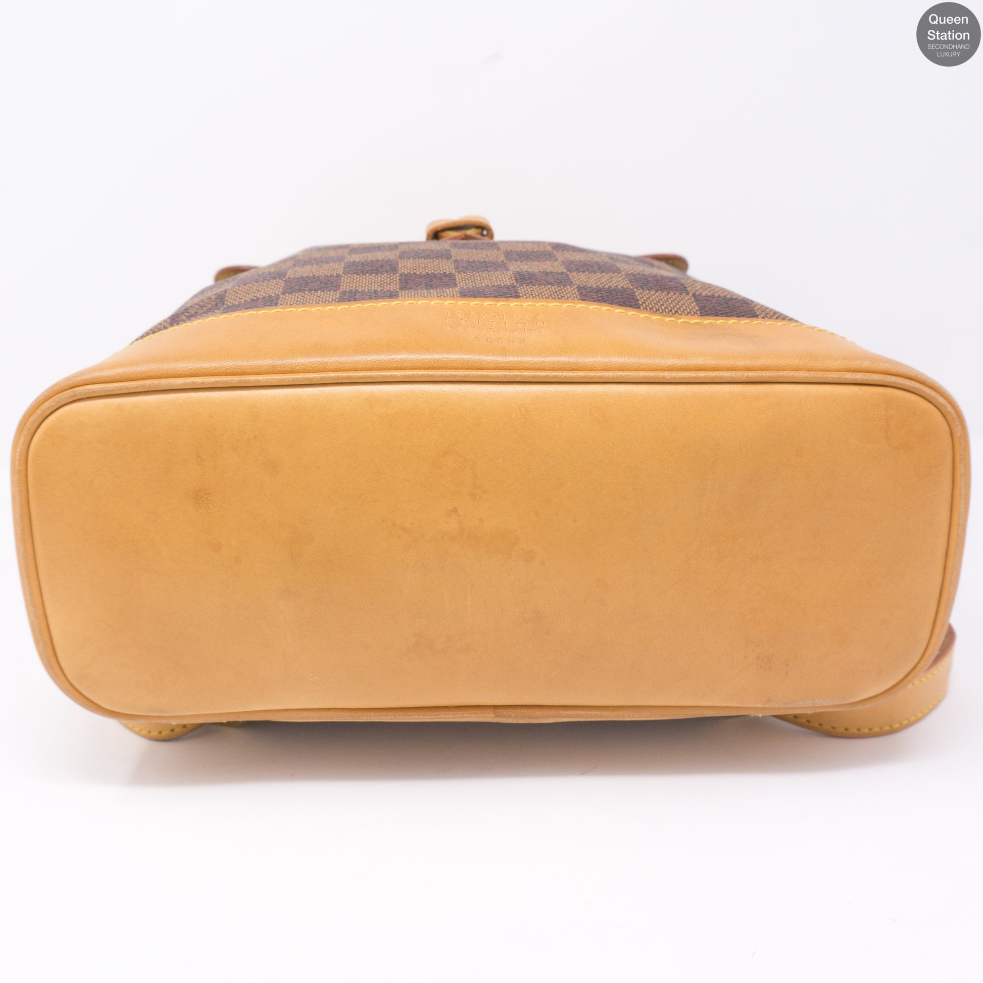 Louis Vuitton damier ebene 100th Arlequin Backpack N99038 LV Auth