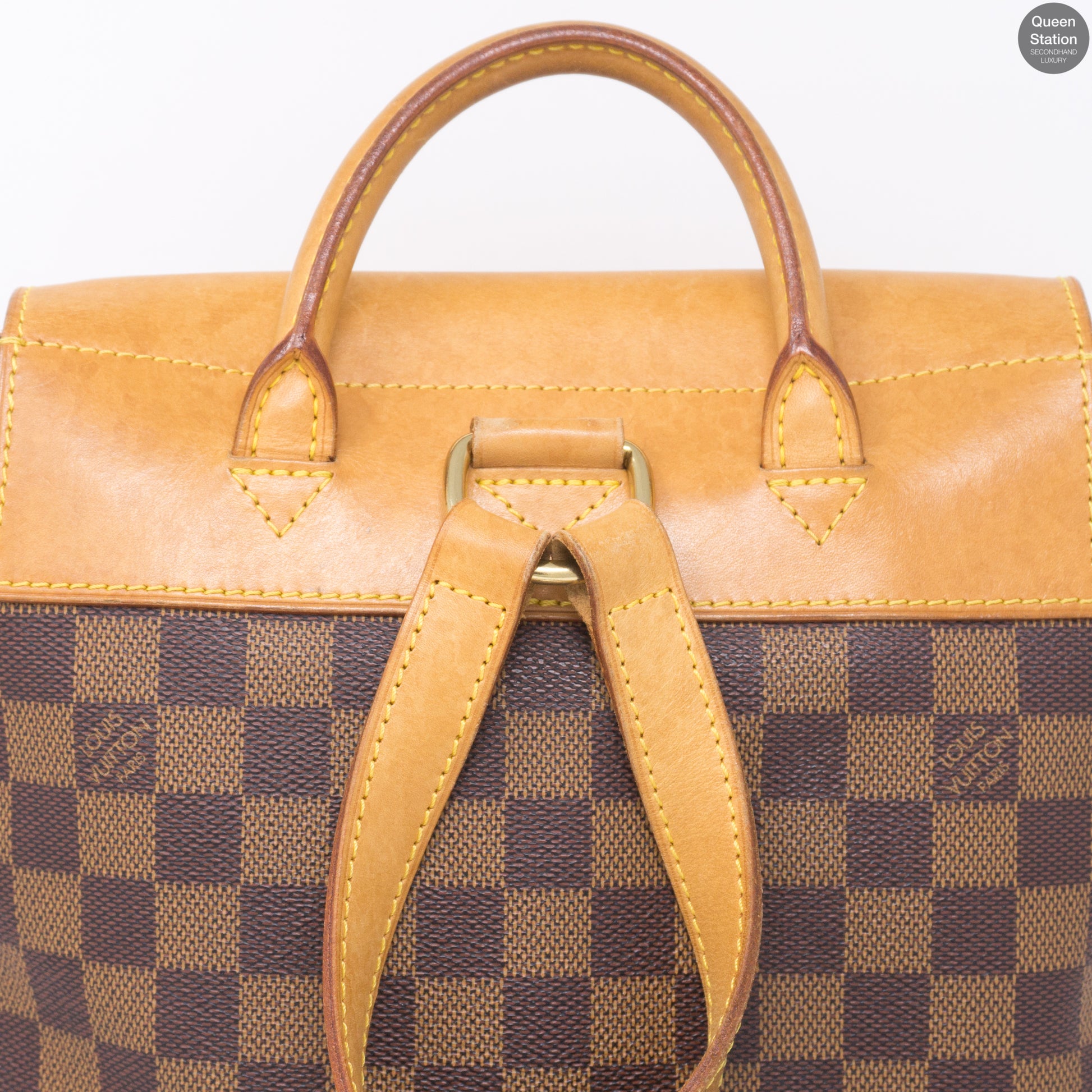 Louis Vuitton damier ebene 100th Arlequin Backpack N99038 LV Auth ki1548  ref.533131 - Joli Closet