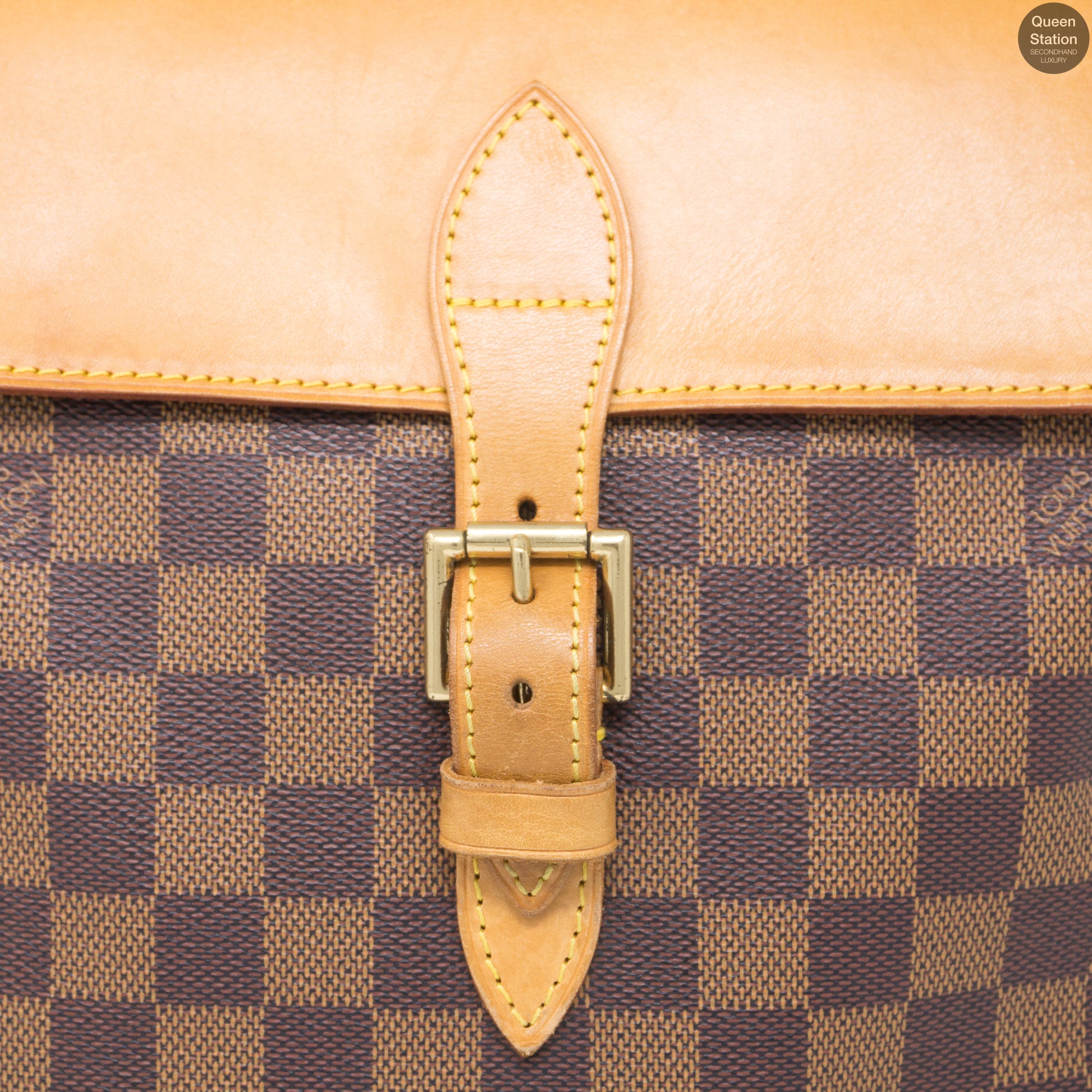 Louis Vuitton Vintage Brown Damier Ebene Arlequin Soho Edition