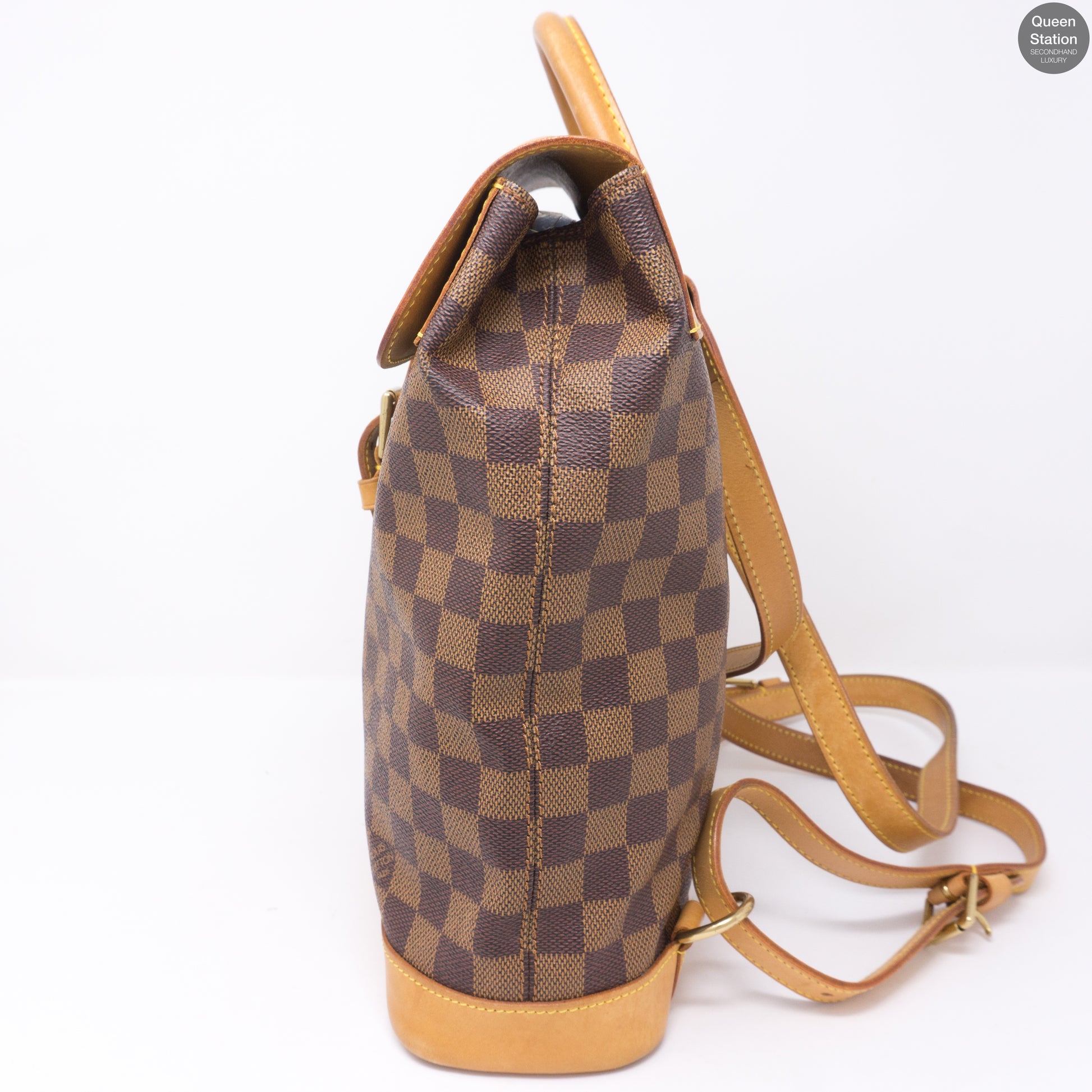 Louis Vuitton nniversary Centenaire Damier Ebene Arlequin Soho Backpack  281lvs51