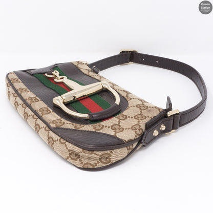 Guccissima GG Horsebit Pochette Monogram Canvas