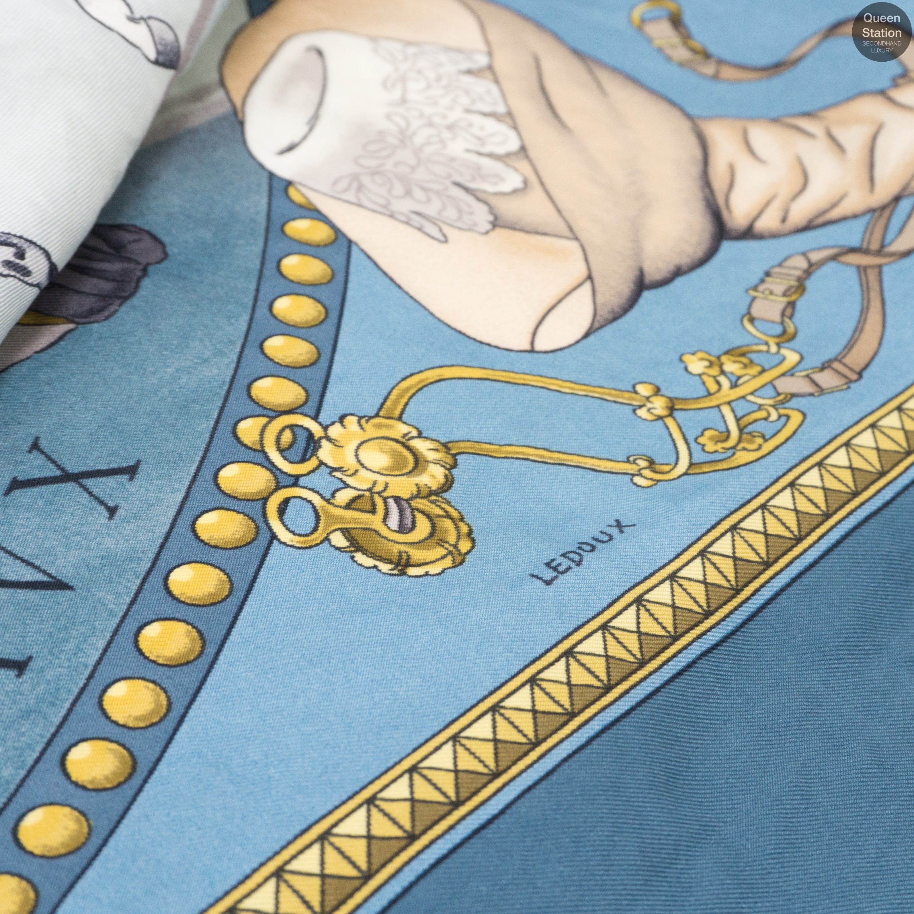 Silk Scarf 90 Presentation de Chevaux